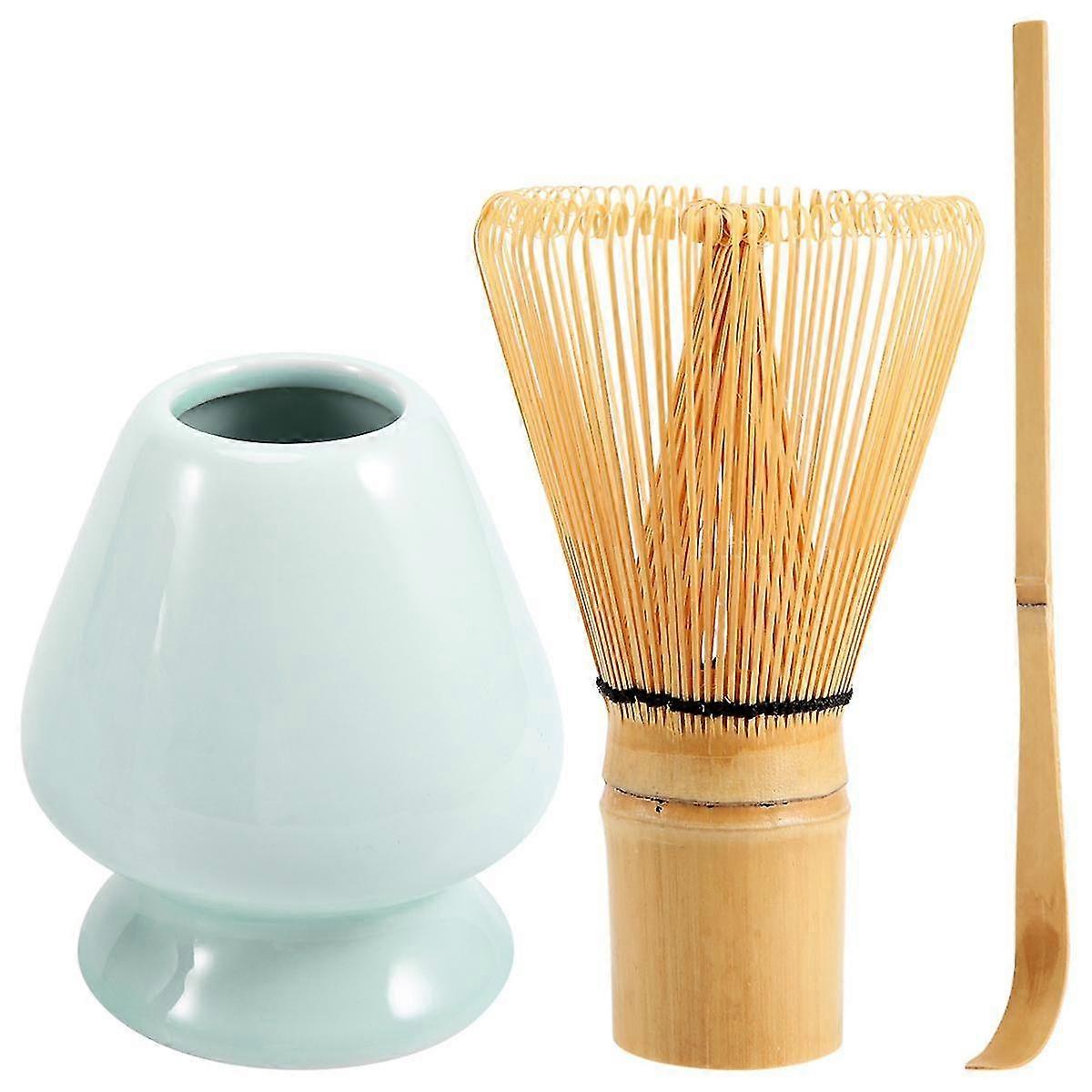 Set Bamboe Matcha Thee Set 100 (chasen), Traditionele Schep, Houder