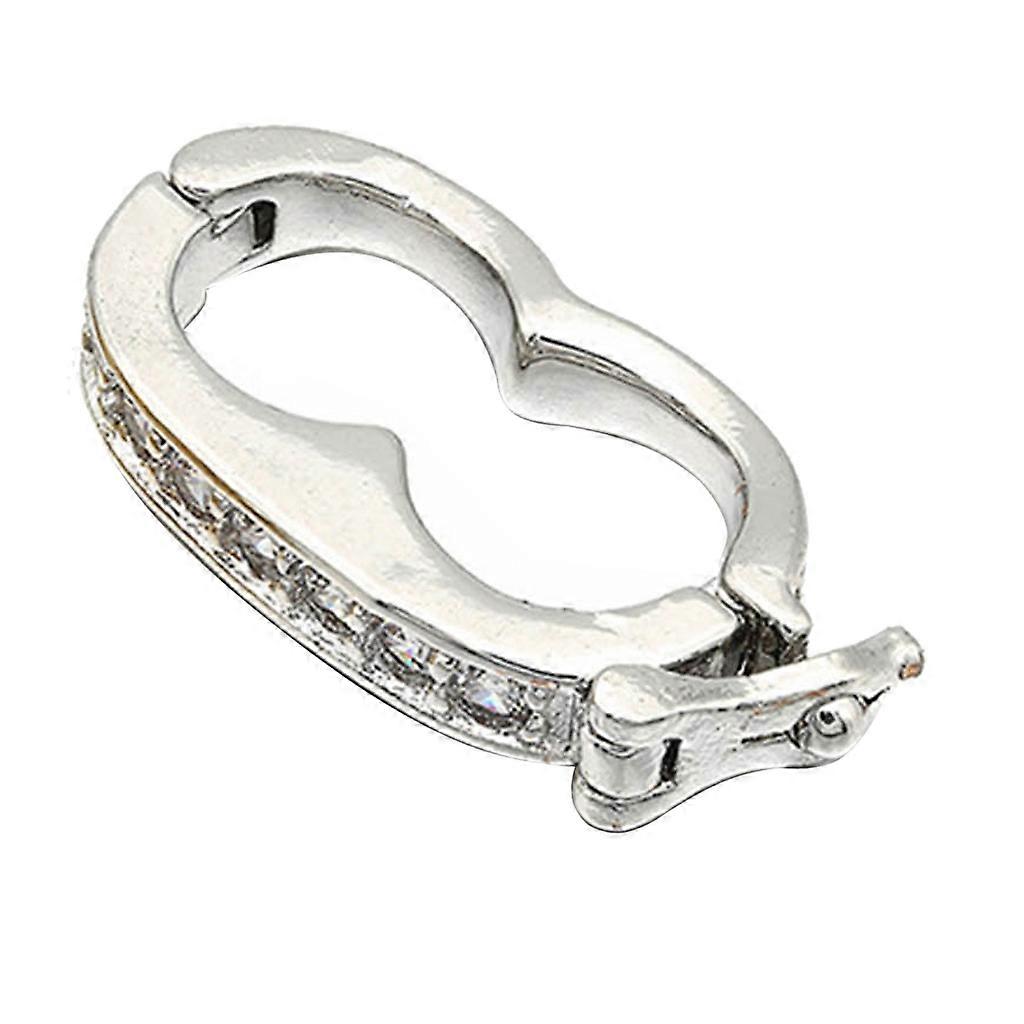  Acortador de collar Cierre Mini Pearl Enhancer Push Clasp Extender Conector