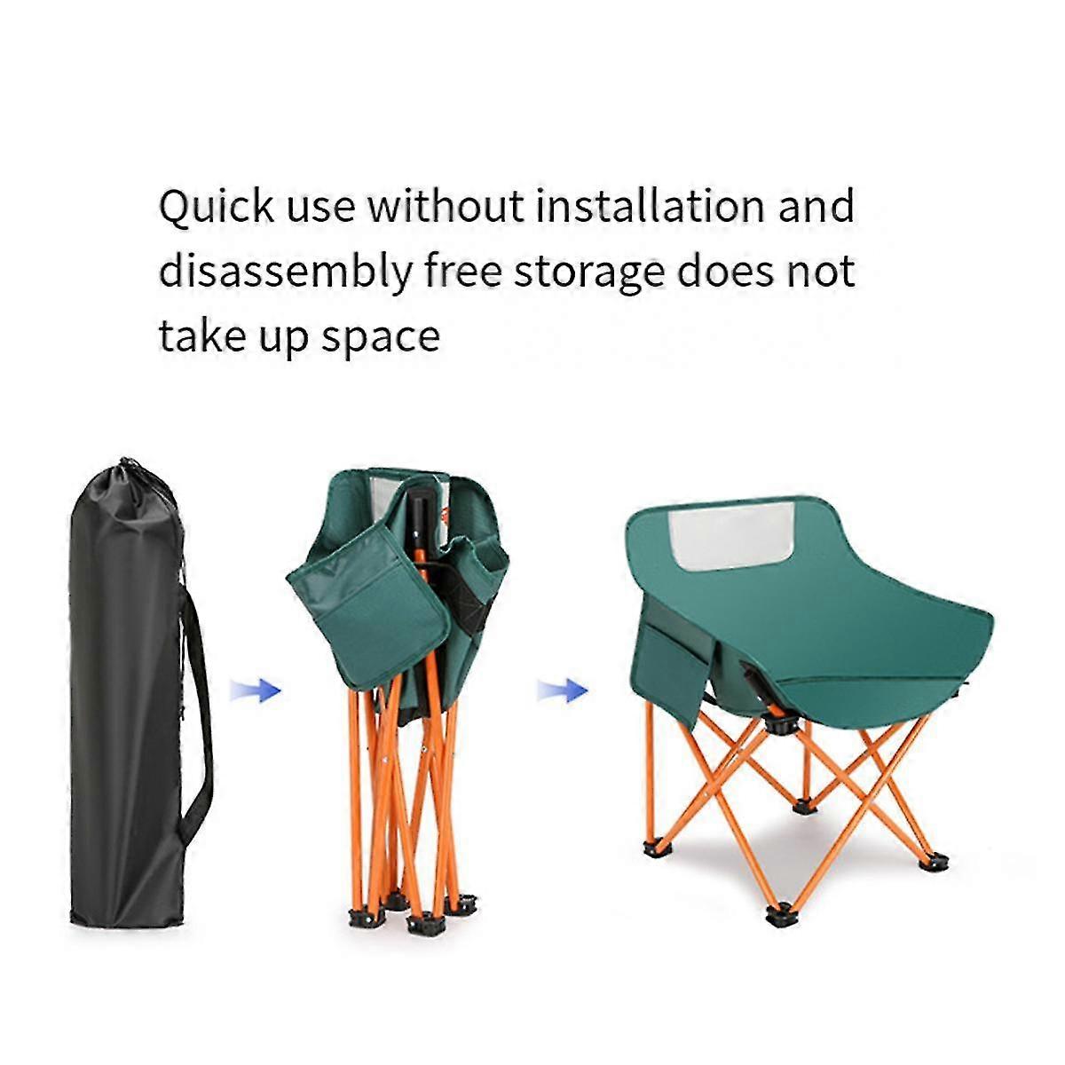 ポータブル折りたたみ式キャンプチェア、ハイキングビーチ屋外ホワイト用アルミフレーム付き屋外チェア