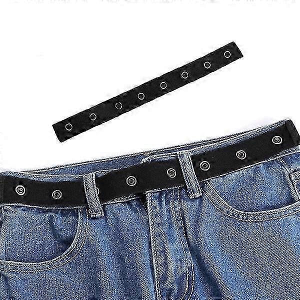 Invisible elastic belt 2 pcs black
