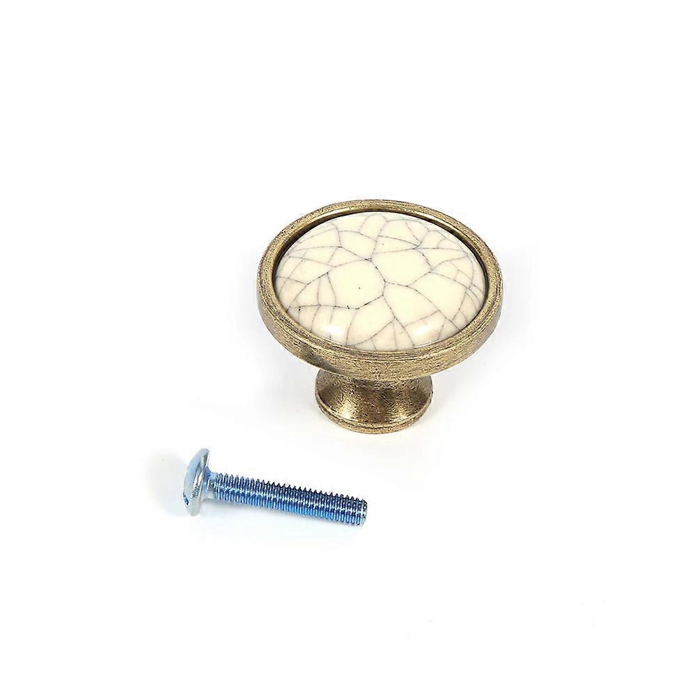Kitchen Cabinet Ceramic Door Handles Wardrobe Knobs Drawer Cupboard Furniture Pull 8#