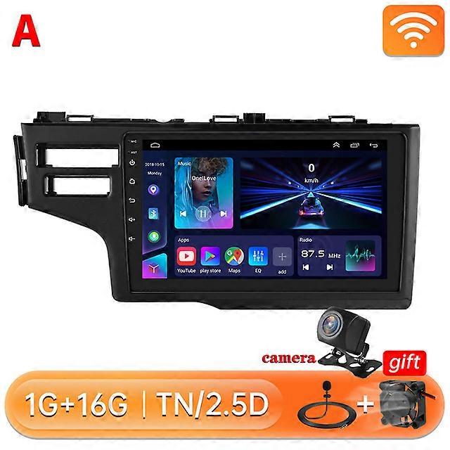 Android 11 Car Radio Carplay Auto GPS For Honda Jazz 3 2015 - 2020 Fit 3 GP GK 2013-2020 QLED Multimedia Player Navigation