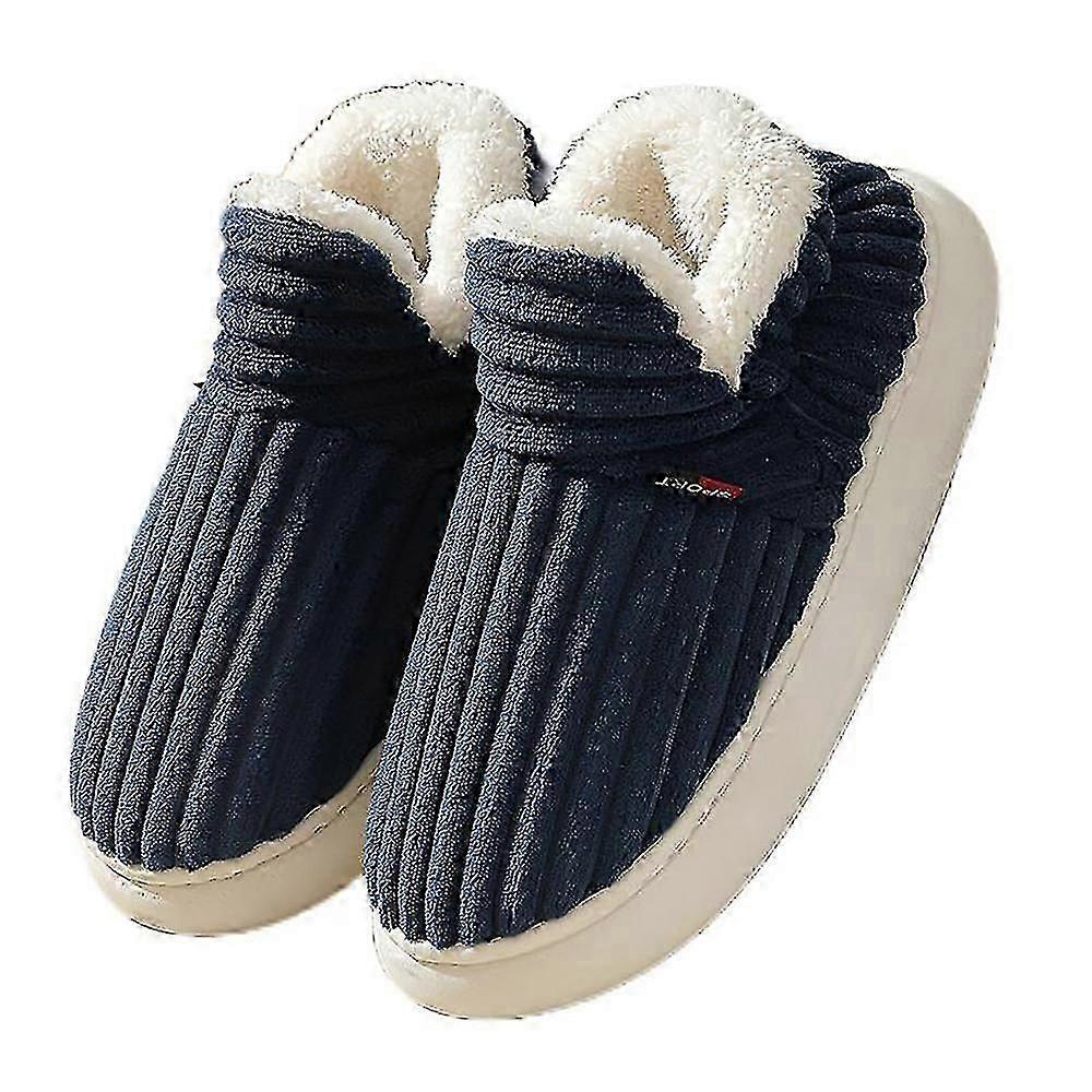 Memory Foam Tofflor, Unisex Bekväma Varma Mysiga Halkfria Inomhus Utomhus Hem Tofflor
