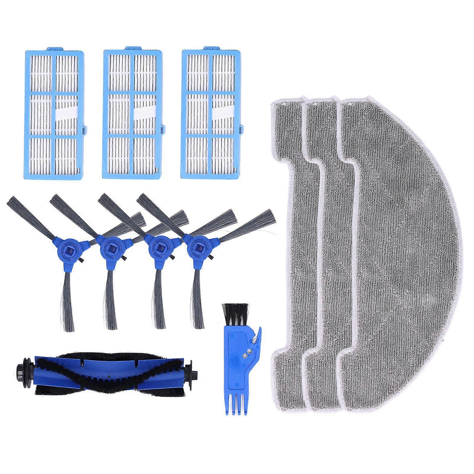 Robotic Vacuum Cleaner Kit with Side Brush Rag Filter Main Brush for Proscenic 850T Clean Suits