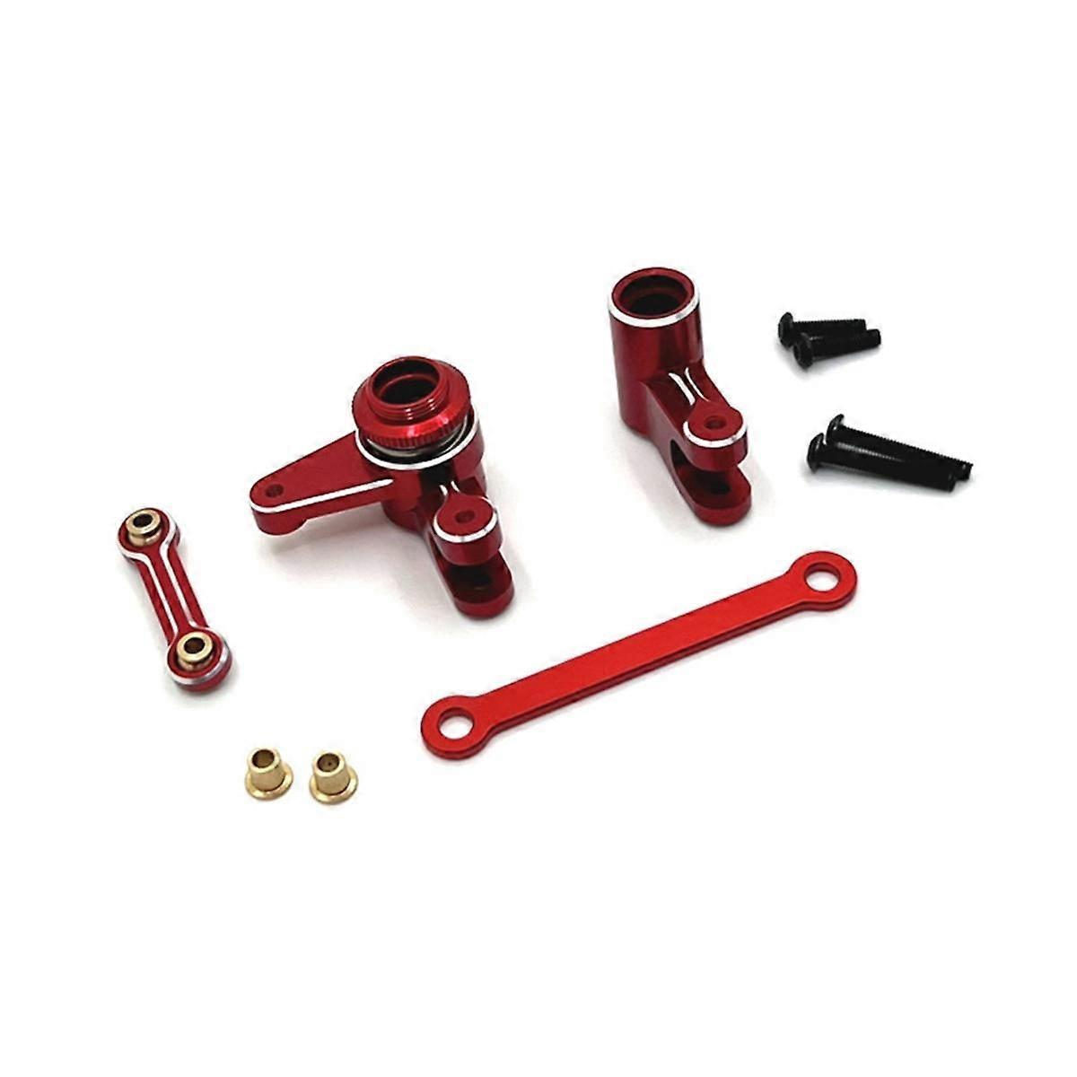 RC Car Upgrade Steering Component Servo Rod Set for 1/10 10208 RC Car Upgrade Parts Red