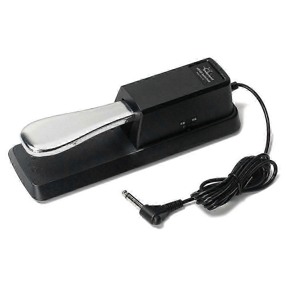 High Quality Piano Keyboard Sustain Pedal With Antislip Rubber Bottom For Midi Keyboard, With 1/4inch Input Plugs