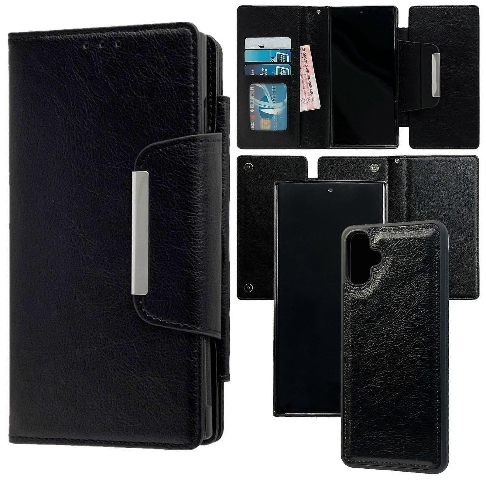 (New) Multifunctional 7-Card Wallet Leather Phone Case
