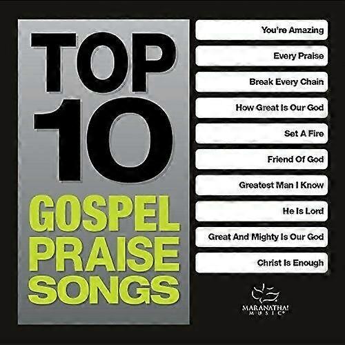 various Top 10 Gospel Praise Songs CD