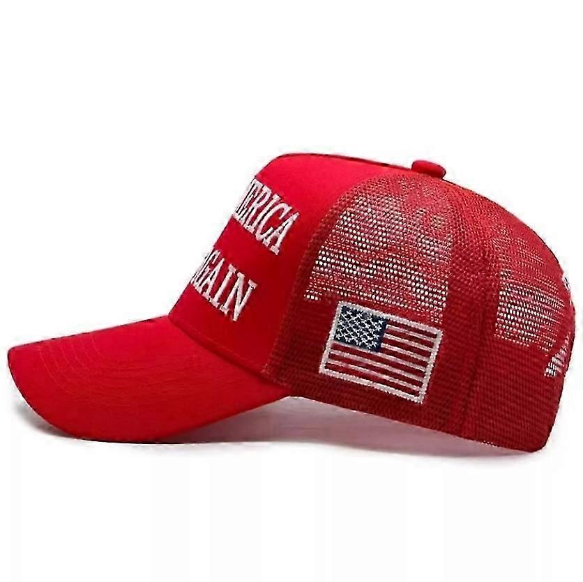 thumbnail image 2 of 2024 Trump MAGA President Hat – Make America Great Again – Red Baseball Cap 2 of 4