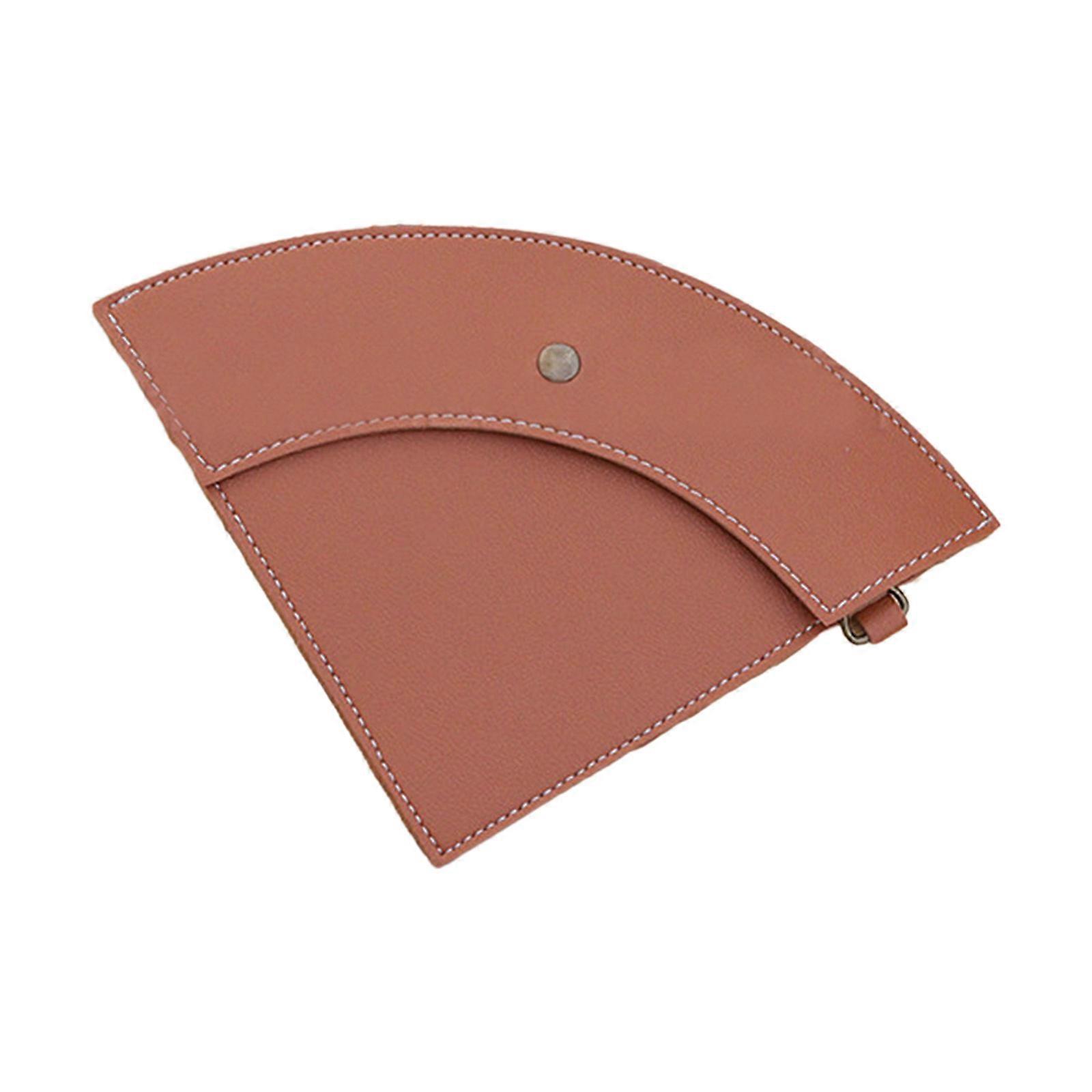 Waterproof Coffee Filters Pouch Winter Camping Coffee Filter Paper Storage Bag for Outdoor Cafe Bar Kitchen Office  brown