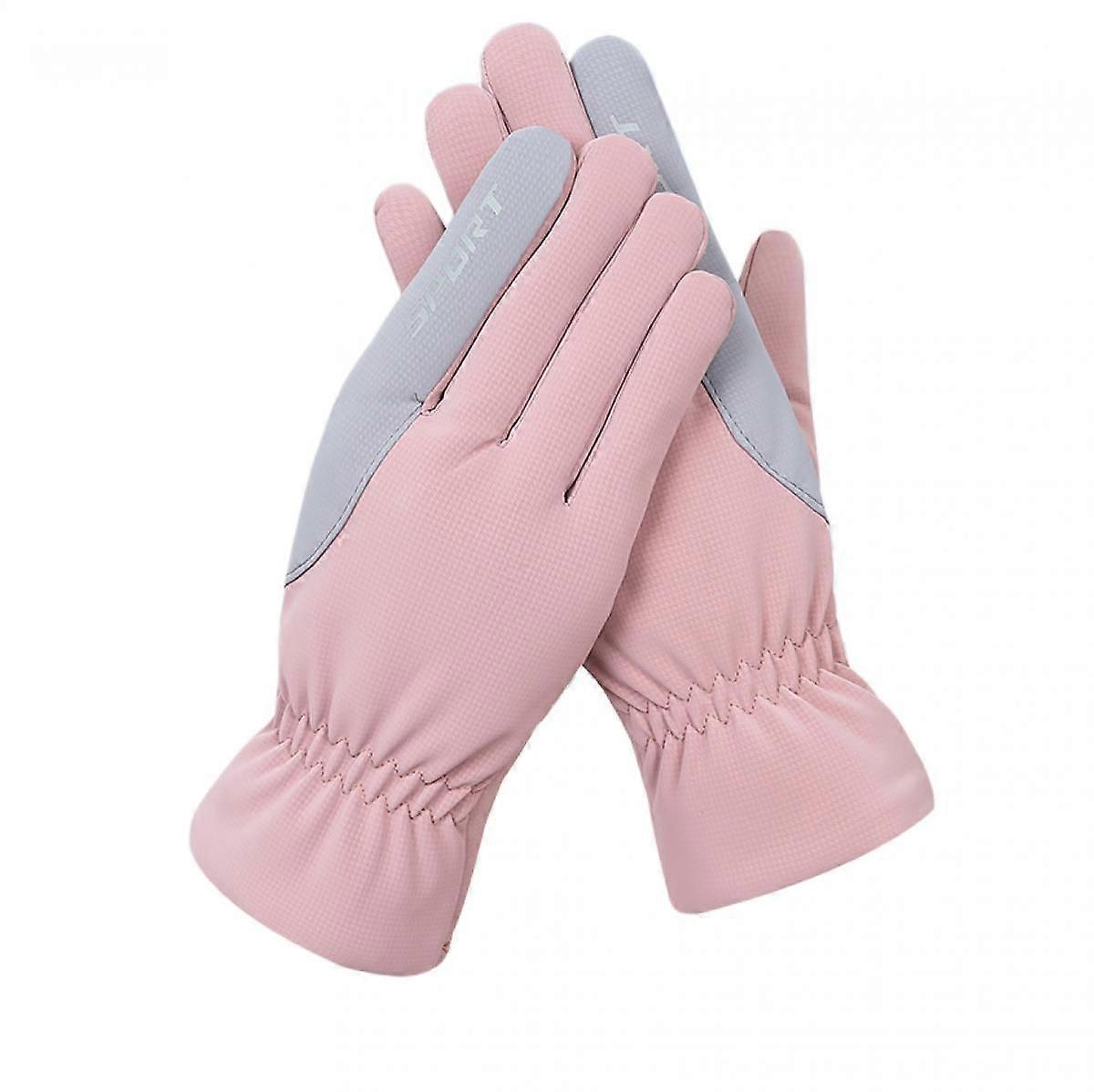 Women Winter Ski Gloves, Waterproof Touchscreen Snowboard Gloves, Windproof Warm Snow Gloves for Skiing Running