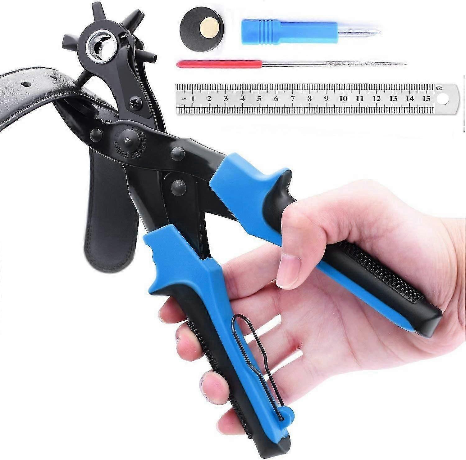 Hålslagare för läder, hålslagare för bälten, hålslagare för papper, hålslagare för tänger, bältesstansare, läderverktyg