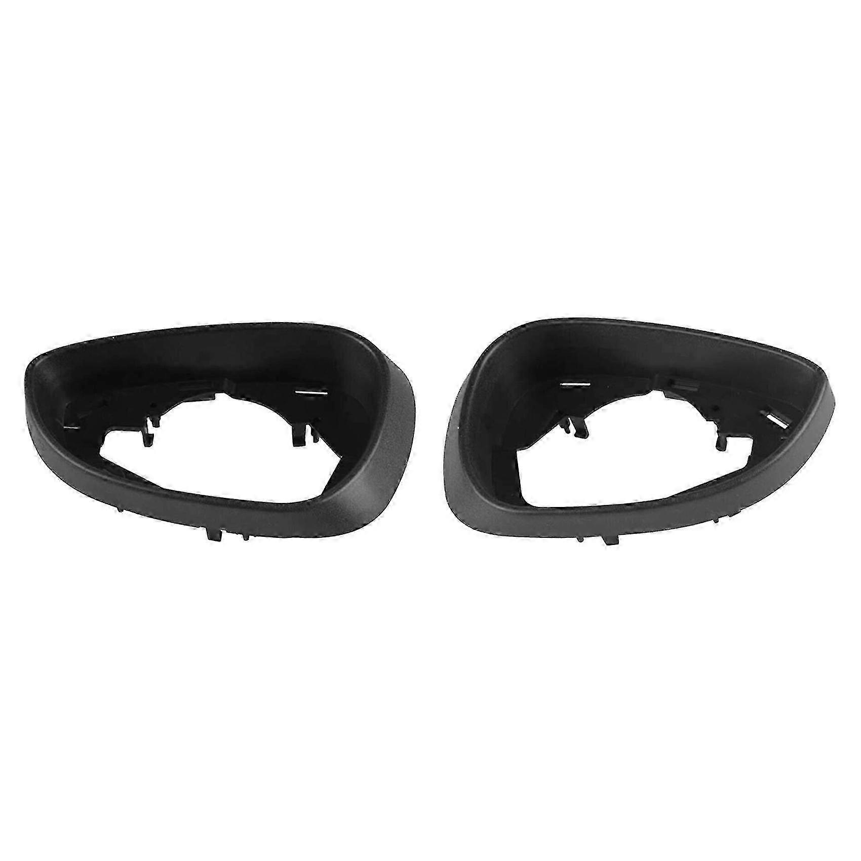 2x Car Left/right Side Door Wind Rearview Mirror Cover Frame For Fiesta Mk7 2009-2017 f54