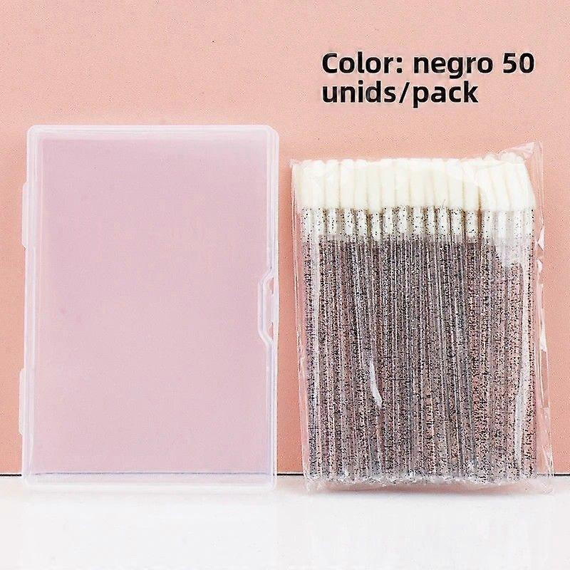 50Pcs/Box Disposable Lip Brushes Makeup Brushes for Lipsticks and Liquid Gloss Clean and Eyeshadow Applicator