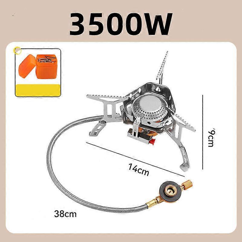 Moose Rocket Stove, Outdoor Portable Double-Layer Windproof Three-Burner Stove
