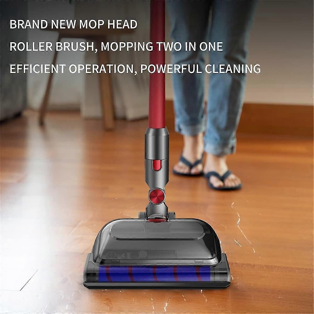 Electric Wet Dry Mopping Head For V15 V7 V10 V11 Vacuum Replaceable Parts With Water Tank Mop Pads