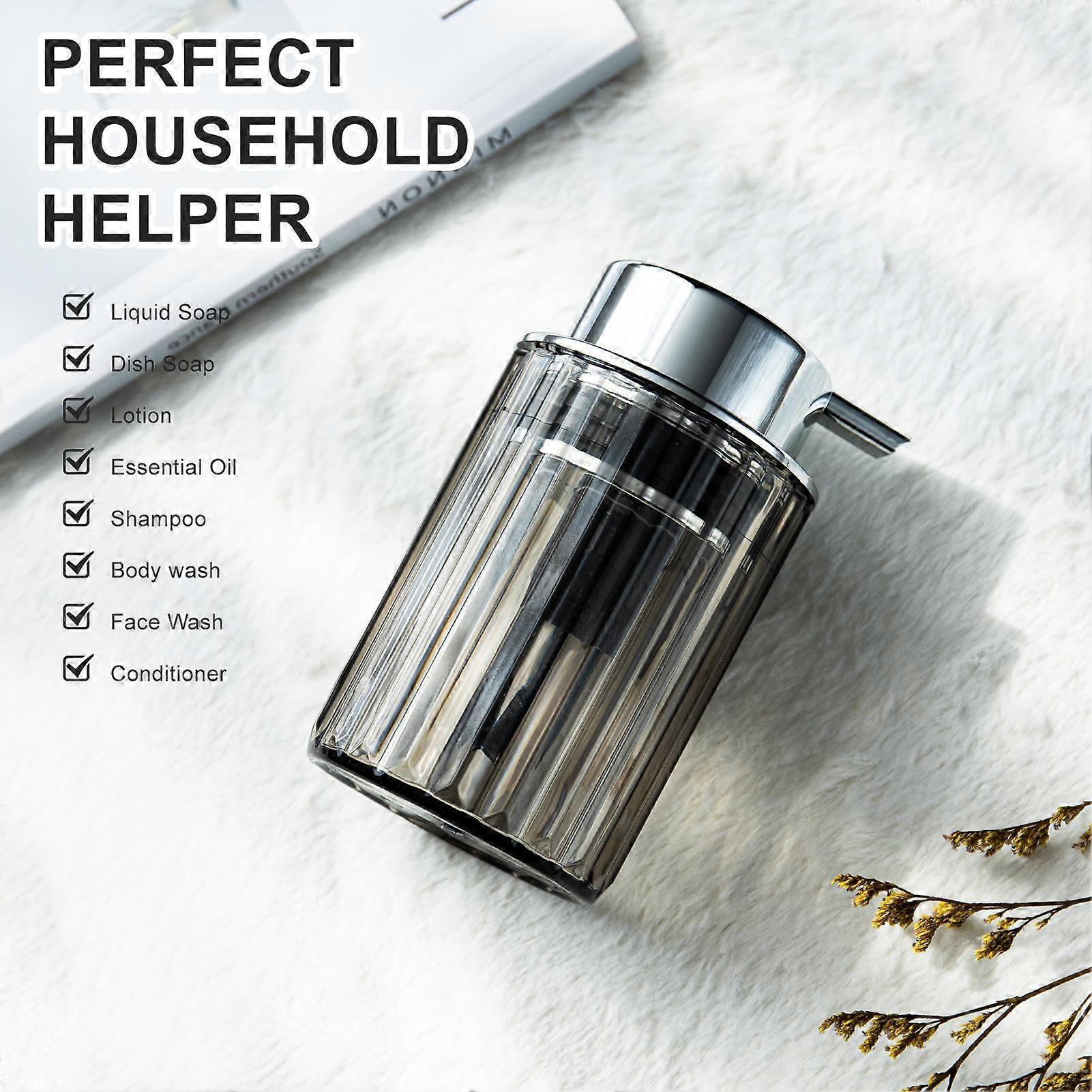 Hands Foaming Soap Dispenser Hand Pump Dispenser Bottle Kitchen Bathroom Shower Gel Shampoo Refillable Bottle Container