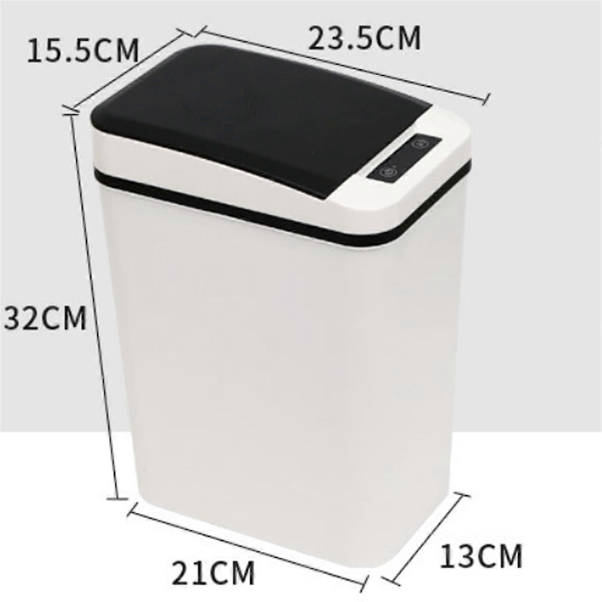 Non-Contact Bathroom Trash Can Automatic Motion Sensor Trash Can (B)