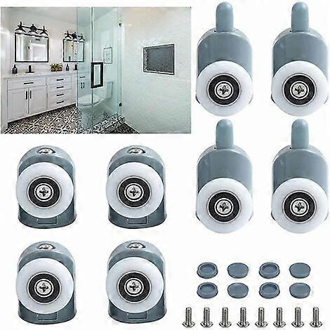 Duschtürrollen, Rollen