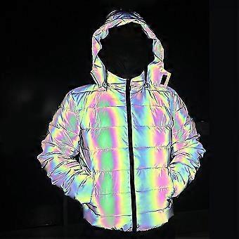 Holographic Puffer - Holographic Jacket - Rainbow Jacket - Iridescent Jacket - Reflective Jacket - Reflective Puffer Jacket - Puffer Jacket_Special Gi