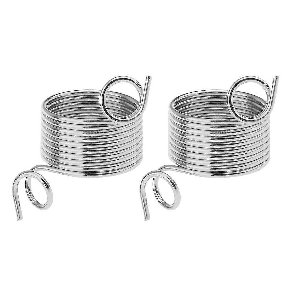 2pcs Nickle Plated Wire Yarn Stranding Guide Knitting Thimble Tool