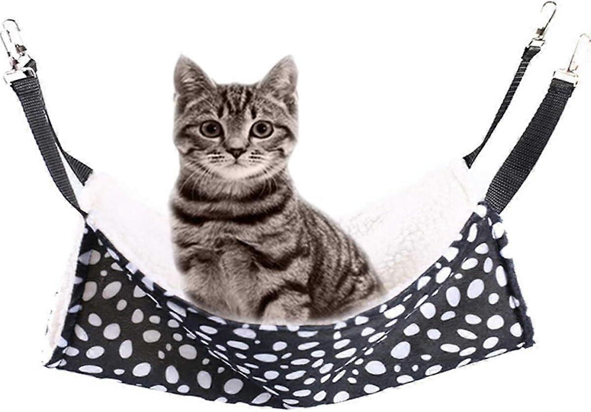 Cozy Comfort for Small Pets, Soft Plush Reversible Pet Hammock, Cage Accessories with Easy Maintenance, Hanging Hammock for Rabbits, Kittens, Ideal