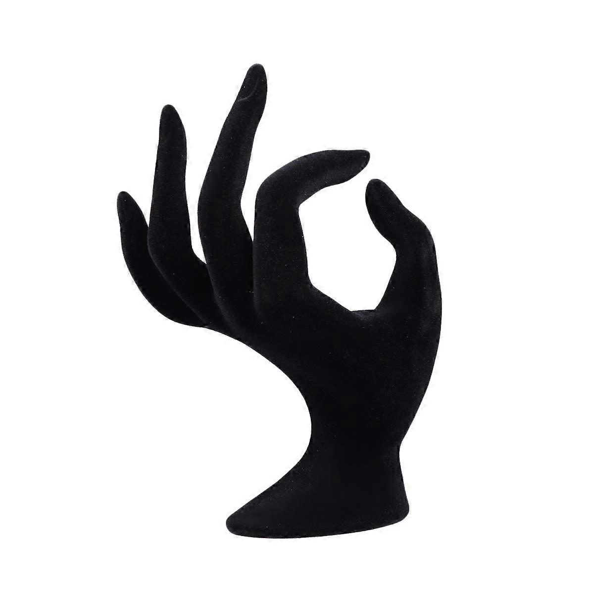 Ring Display Stand for Jewelry Showcase, Model A, Metal, Silver Finish, Countertop Display, Ring Holder