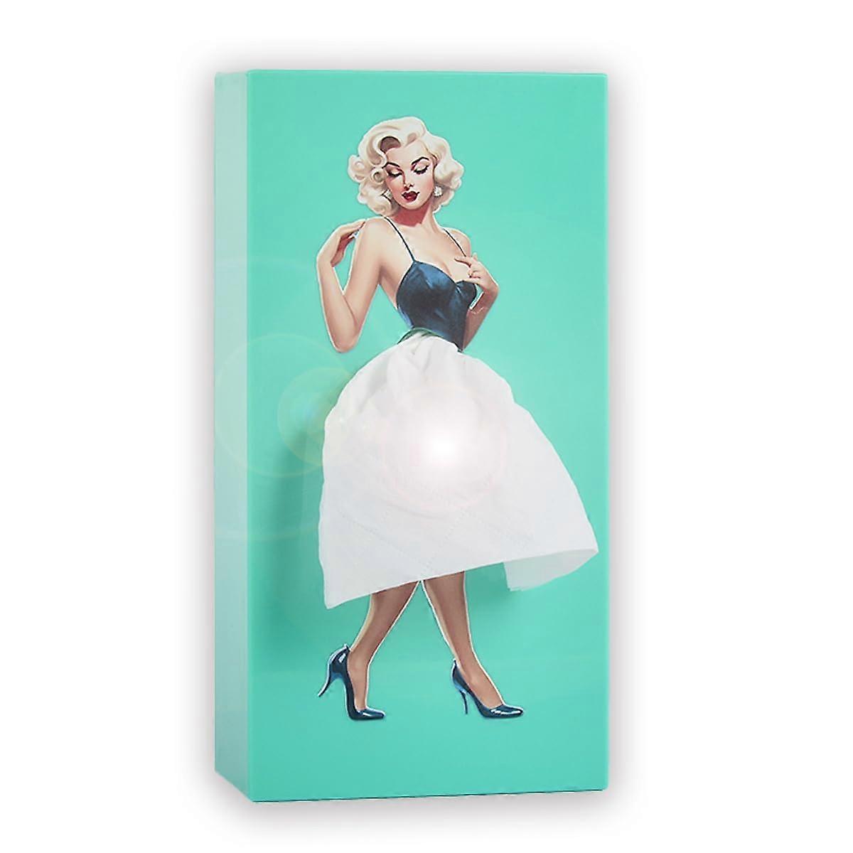 Funny Vintage Tissue Boxes Holder for Office Countertops Rectangular Size