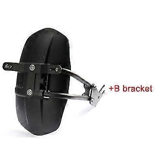 Ansök Universal Motorcycle Retro Black Stänkskärm Extender Fender Scooter Moto Mode Bakre Stänkskydd för Honda Yamaha Cafe Racer Bobber