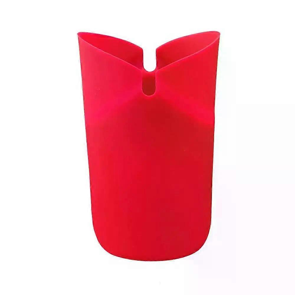 Popcorn Bucket Popcorn Microwave Foldable Red Silicone High Quality Kitchen Easy Tools Popcorn Bucket Bowl Maker Kitchen Acc