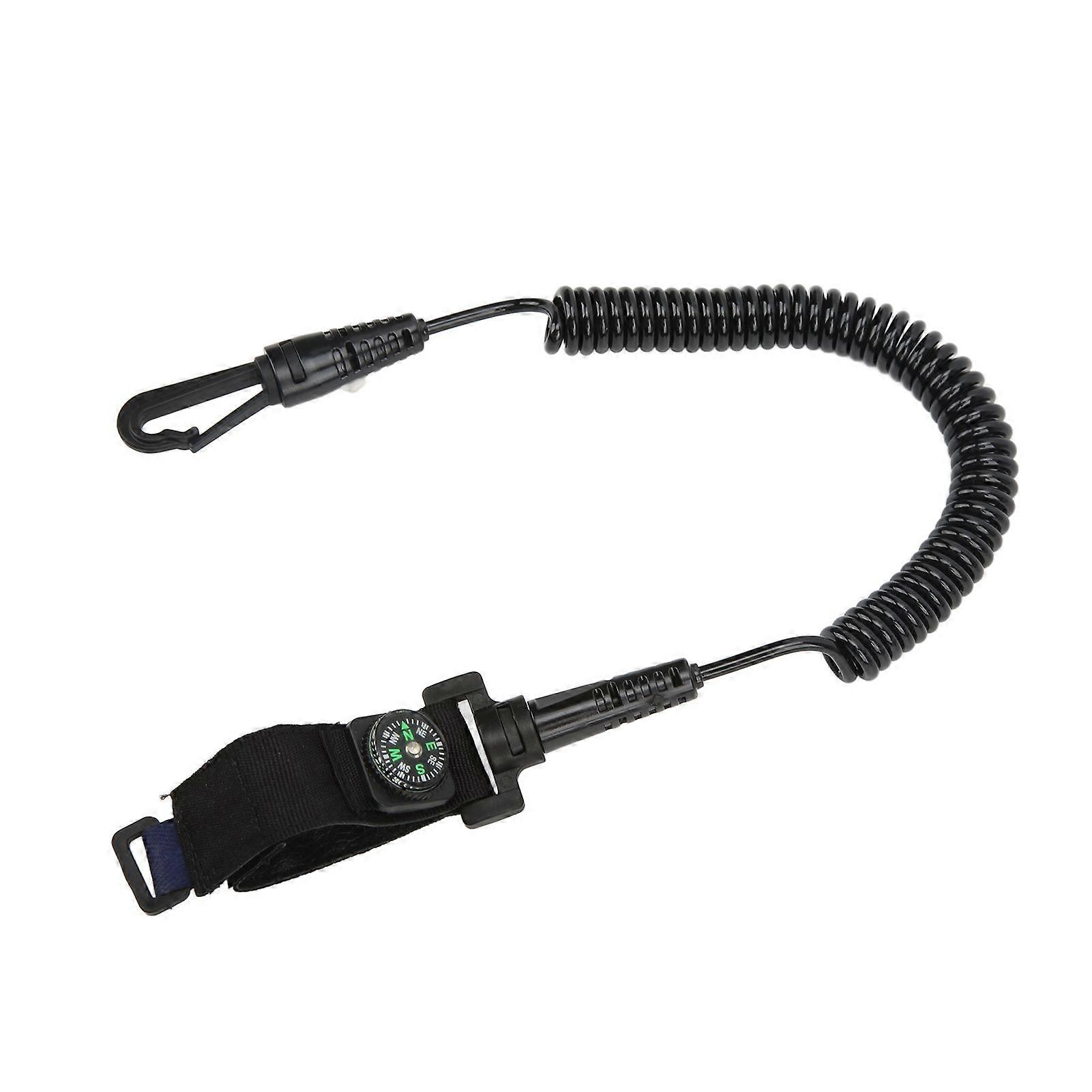 Canoe Paddle Leash Safety Rope with Compass for Kayaks