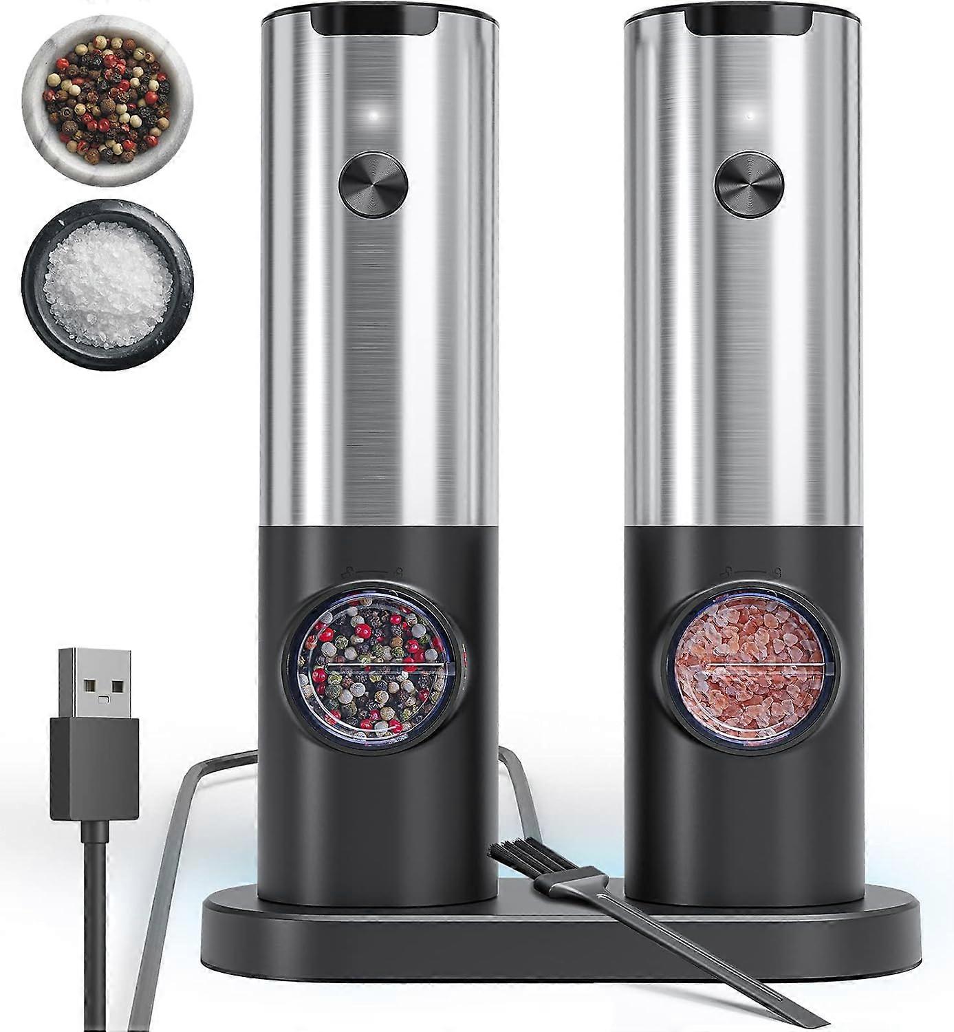 Młynek Do Pieprzu Soli Electric Led Set 2 Pieces