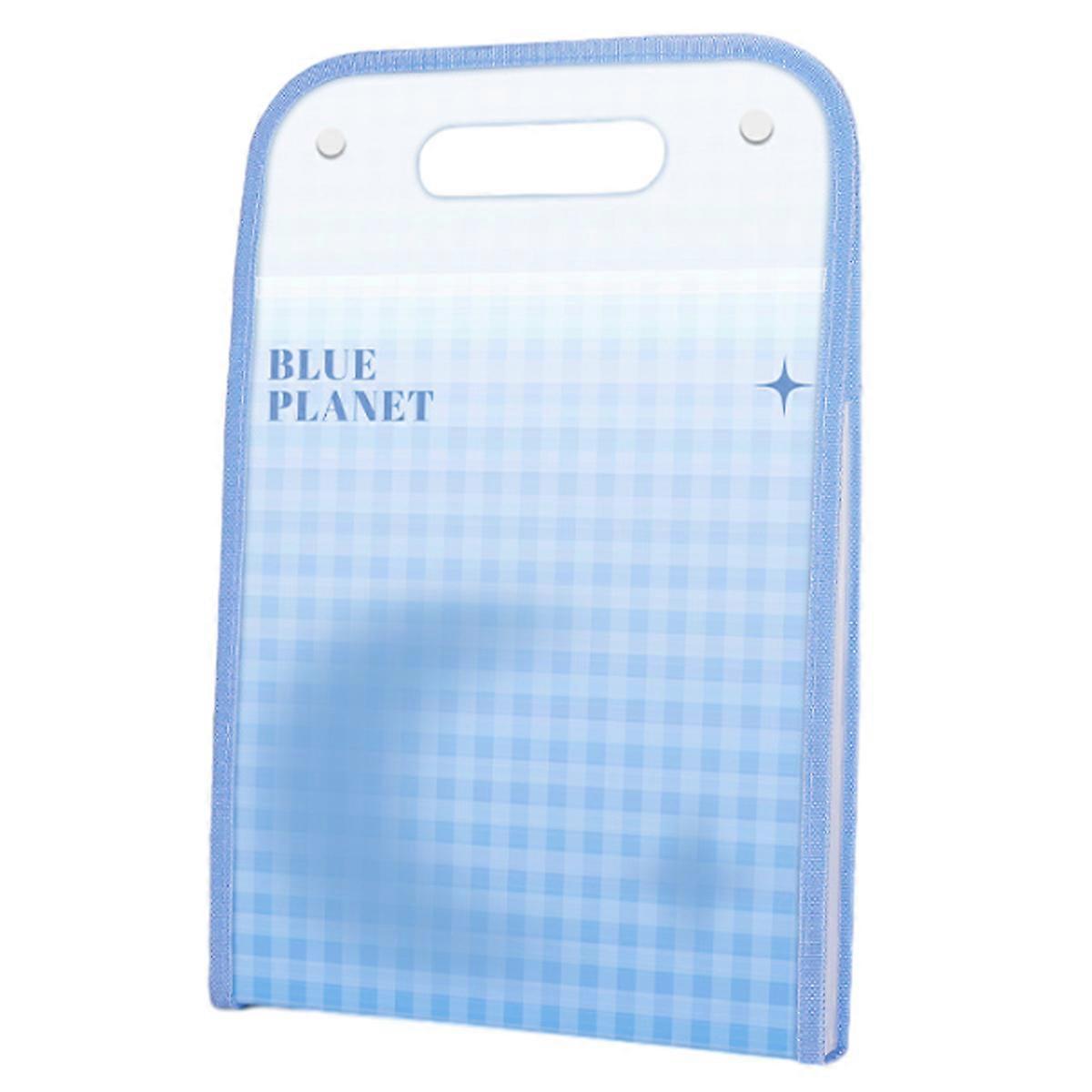 Gradient File Folder 13 Pockets Portable Vertical Organ Bag ,Multi-Layer Expanding Folder Student Data Sorting，Brightly Colored
