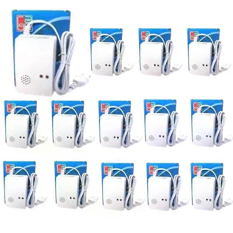 Independent Carbon Monoxide Detector, Gas Detector,Gas Alarm Sensor Methane Propane ,Gas leak Detector ,EU Plug LCD Security