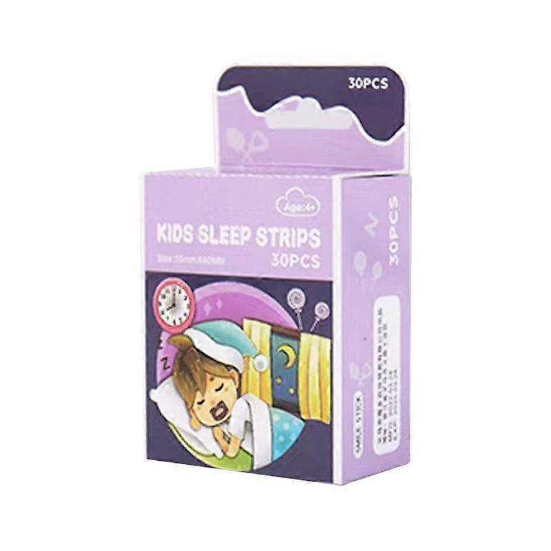 30Pcs/Box αντι-ροχαλητό αυτοκόλλητες ετικέτες για την αναπνοή μύτης χειλιών ύπνου παιδιών παιδιών που βελτιώνει την ταινία ορθώσεως διόρθωσης στόματος μπαλωμάτων