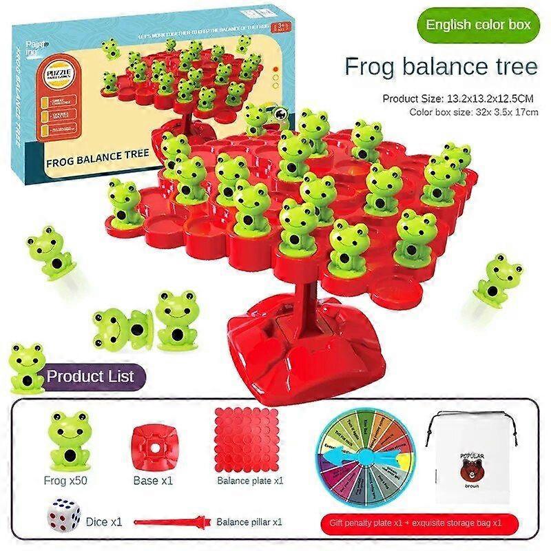 Children's Brainstorming Board Game Frog Self-balancing binary search tree Couple Interactive Game Toys  jogos de tabulero games