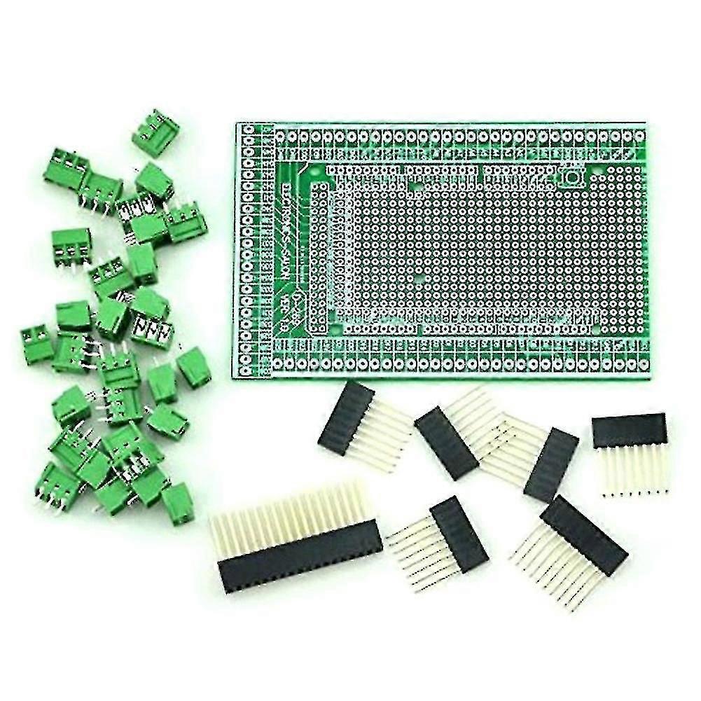 Pcb Prototype Vis BornIer Shield Carte Kit de Bricolage Pour Arduino Mega-2560