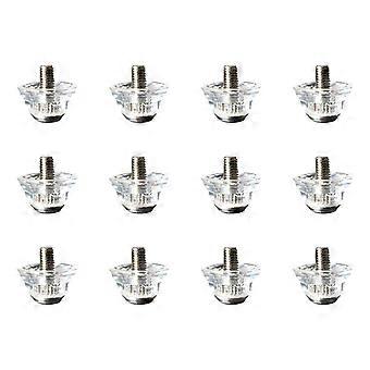 12Pcs Fußball Stiefel Stollen Fußball Stiefel Spikes Aluminium Fußball Stollen Fußball Stollen Schraube Stollen Fußball Stud Langlebig