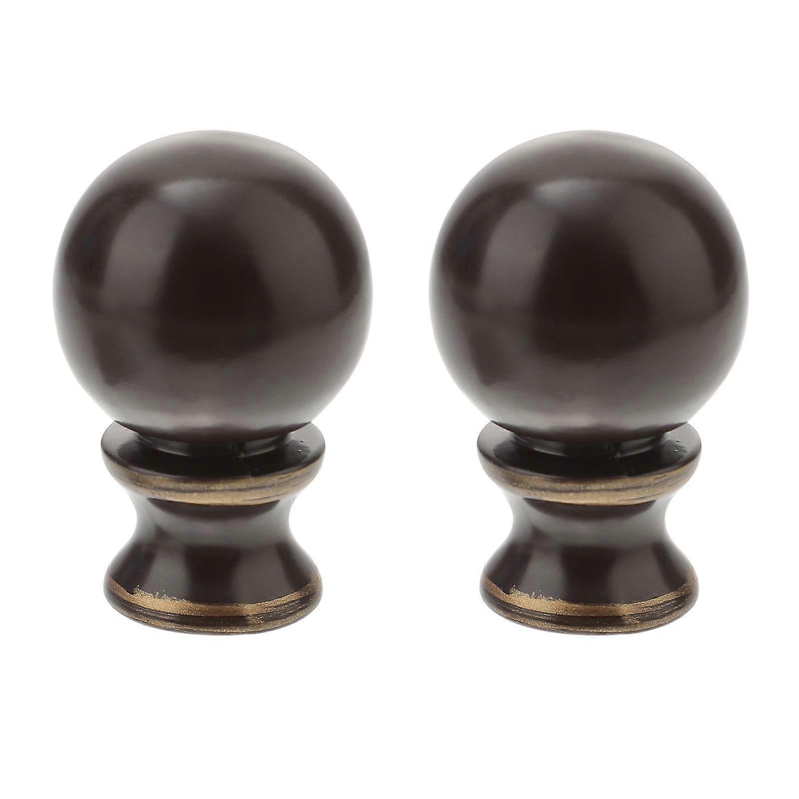 2 Pcs Lamp Finials Table Lamp Caps Knobs Lamp Shade Ball Finial Lamp Topper Knob
