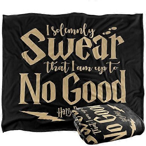 Harry Potter I Solemnly Swear Marauders Map Blanket
