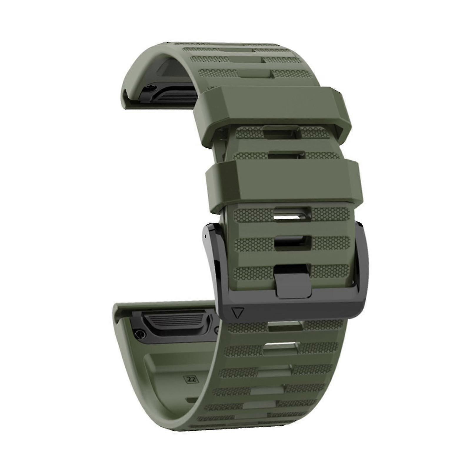 22mm Silicone Quick Release Watch Band for Garmin Fenix 6/5 with Durable Soft Sport Strap