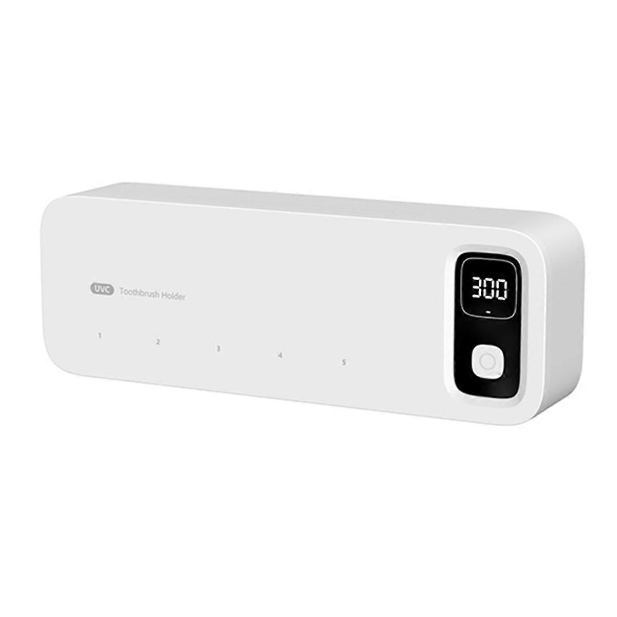 Toothbrush Storage Sterilizer Simple Smart Electric Air Drying Rack Charging UV Storage Box Wall Wh