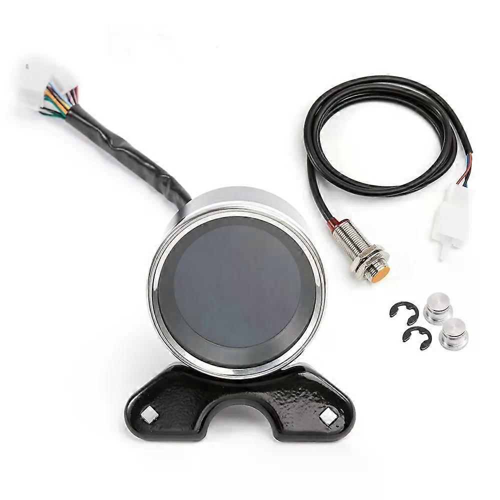con Motorbike Multi-functional Gauges Instruments Motorcycle Digital Odometer Speedometer Tachometer Fuel Level Meter Indicator Led