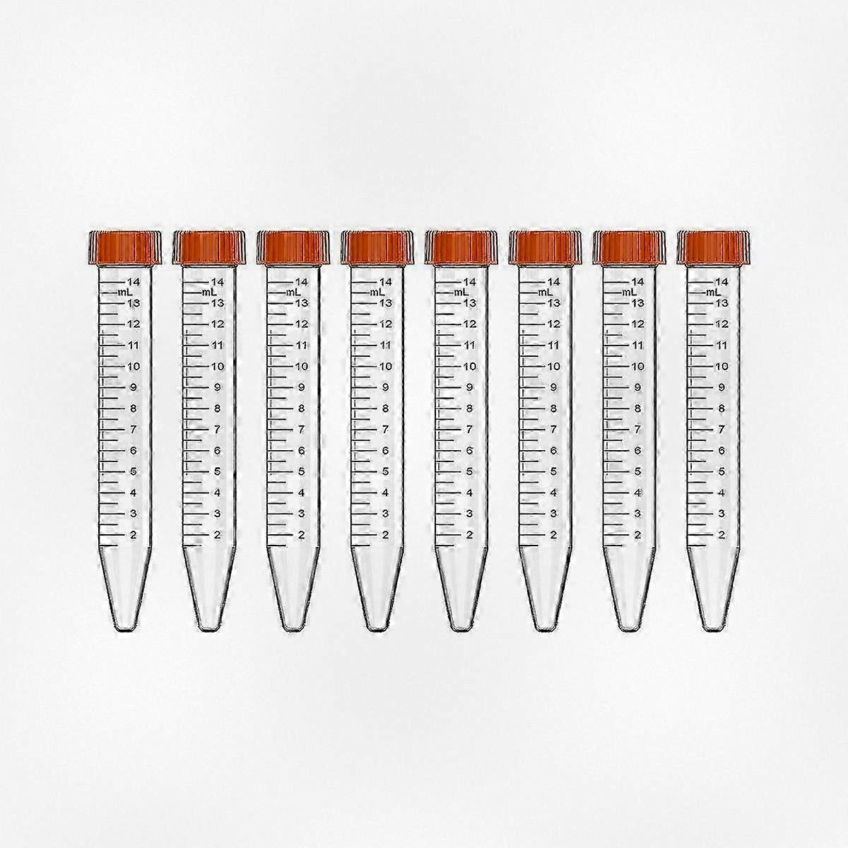Tubes à centrifuger coniques stériles de 15 ml avec bouchons à vis sécurisés, paquet de 25, conception étanche pour une utilisation en laboratoire