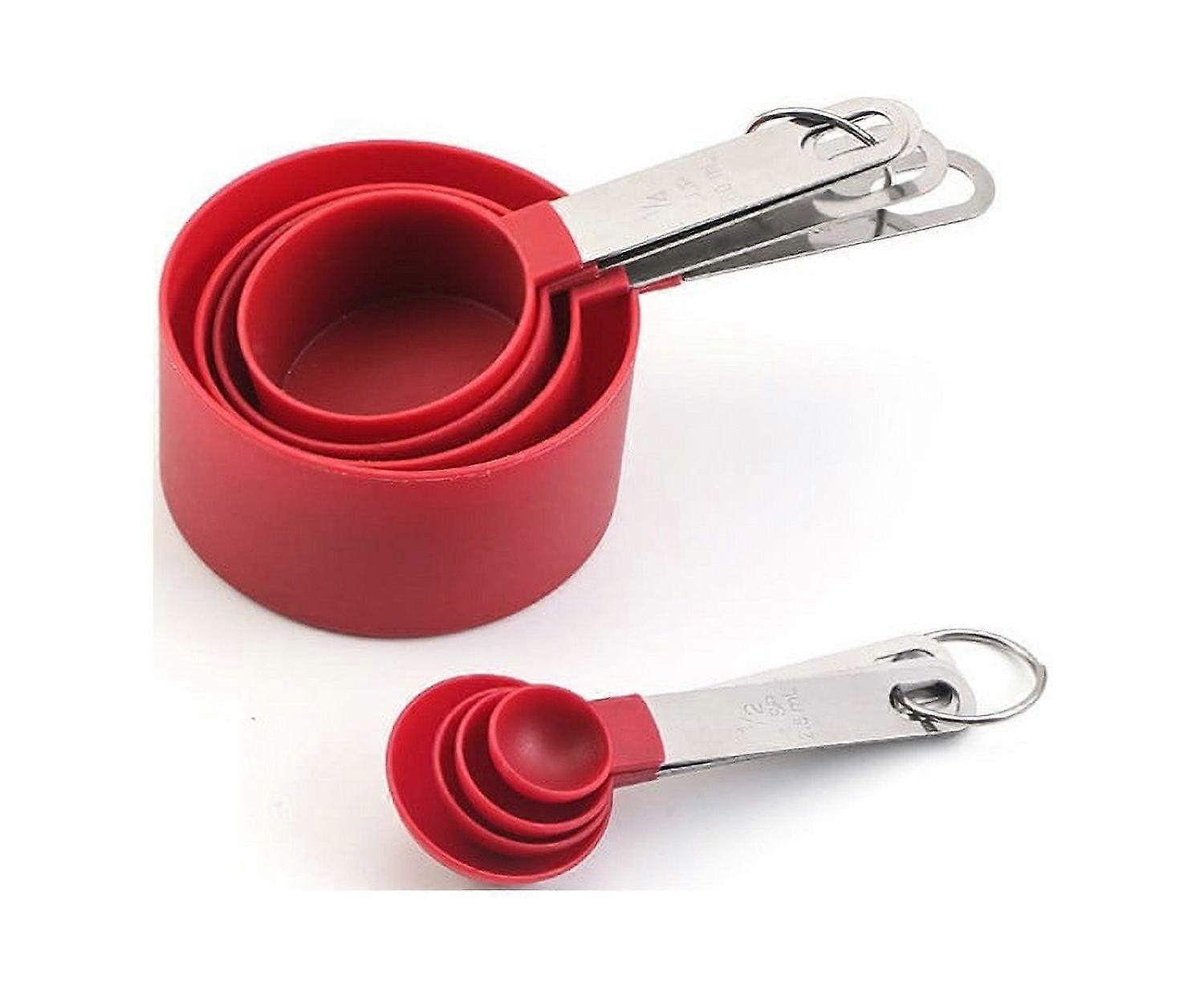 8 Pcs Measuring Cups And Spoons Baking Measuring Tools