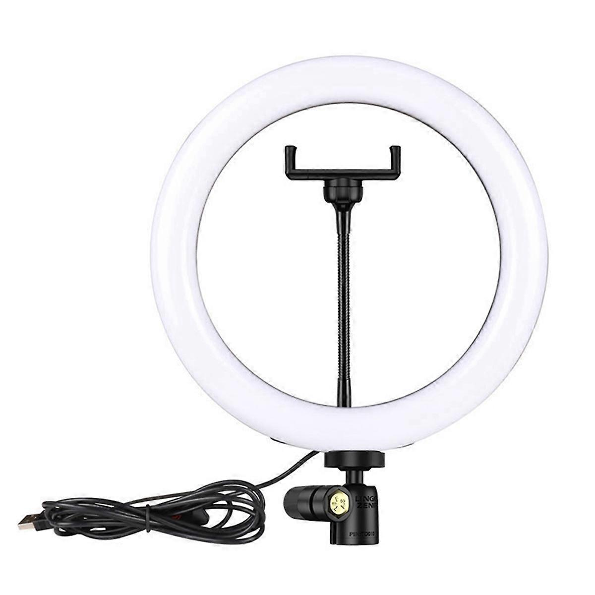 10-Inch Dimmable Ring Light Selfie Photo Live Broadcast Fill Light
