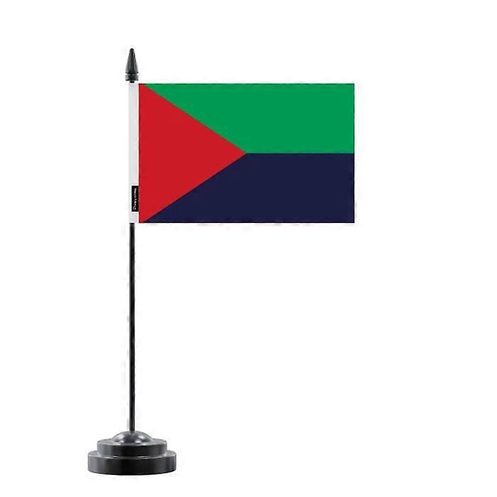 Table Flag - Martinique - 14 x 21 cm - Polyester - Plastic Pole - Double-Sided Print