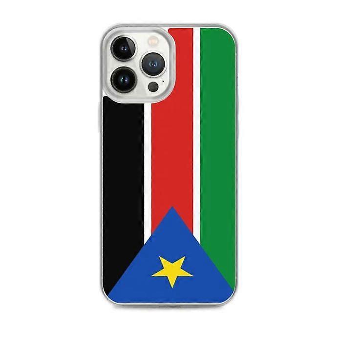 iPhone Case - iPhone 13 Pro Max - South Sudan Flag - Flexible - Multicolor - Vertical