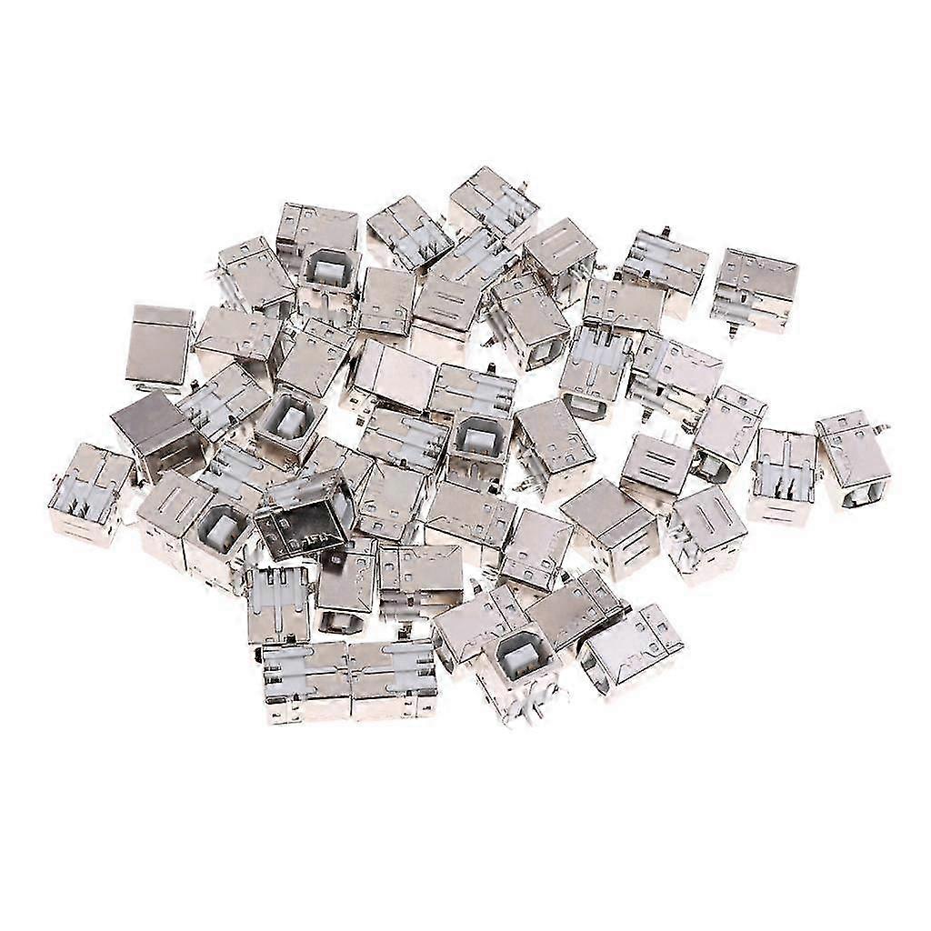 50 Pieces of USB Type B Socket Connector Socket