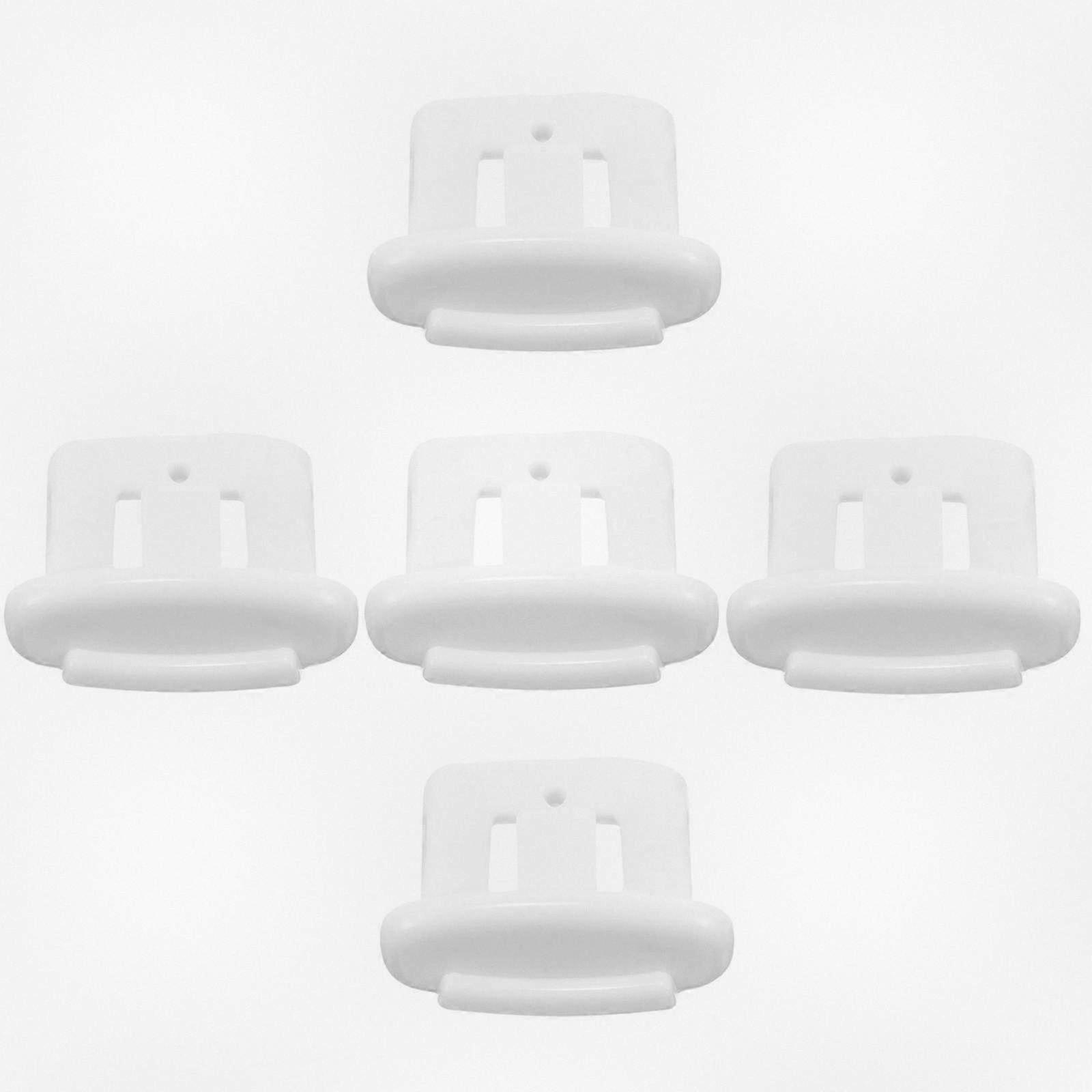 5 יחידות מכסה קצה שקופית מתלה עליון למדיחי כלים, קליפ עצירת מתלה עליון תואם למותגים שונים, אביזרים למדיח כלים